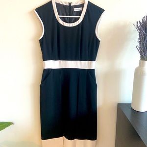 Calvin Klein Sleeveless Black Dress